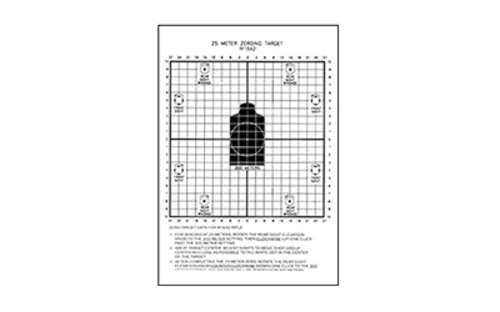 Targets Action Target 25 Meter ACTION TGT 25 METERS DOD M16A2 100PK • Model: 25 Meter